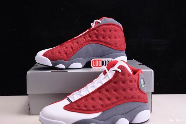 1st Kicks Retro Red Air Grey 13 Flint Gym Jordan 414571-600 0629